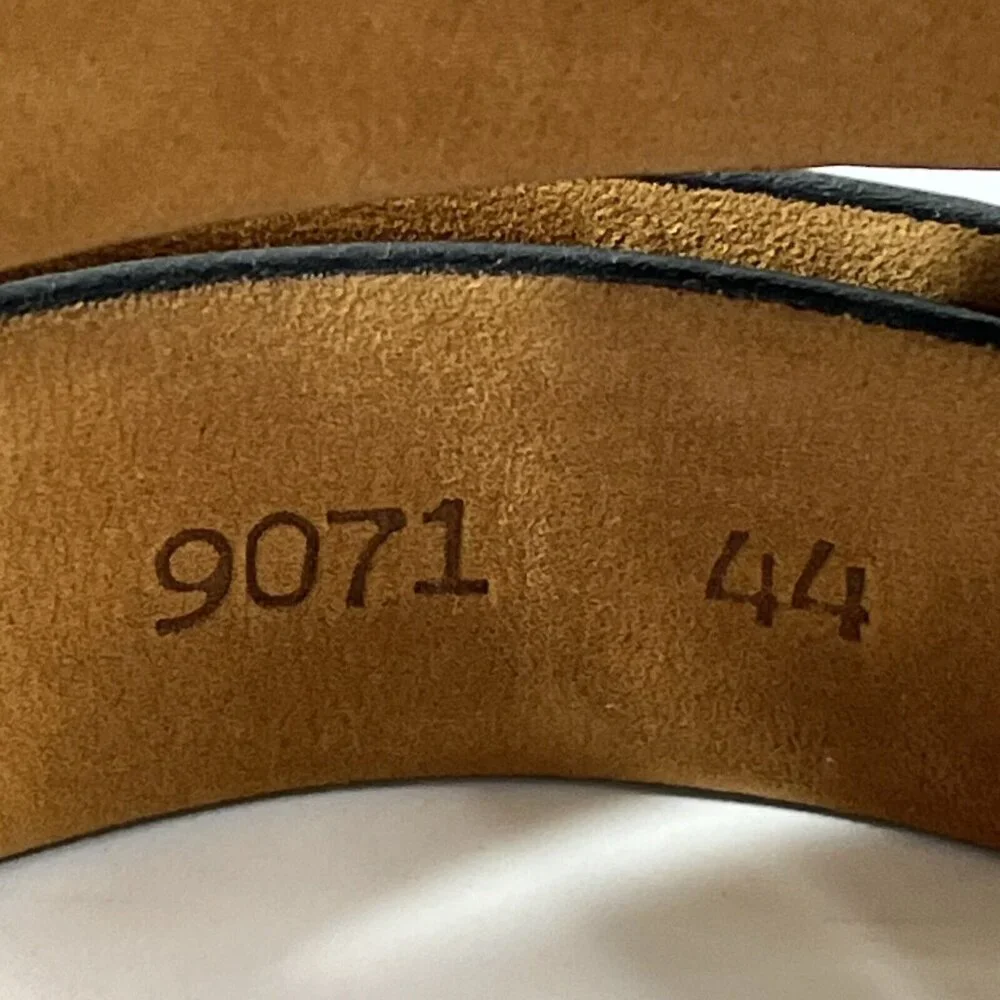 Tulliani Black Italian Saddle Leather Lizard Embossed Black Belt Sz 44 B… - Picture 4 of 9